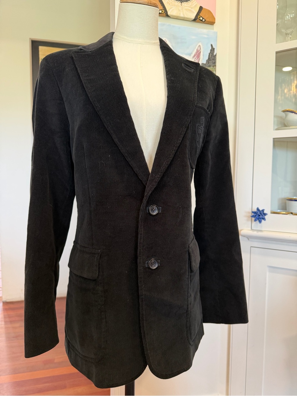 Gucci Black Tailored Corduroy Blazer - Picture 7 of 10